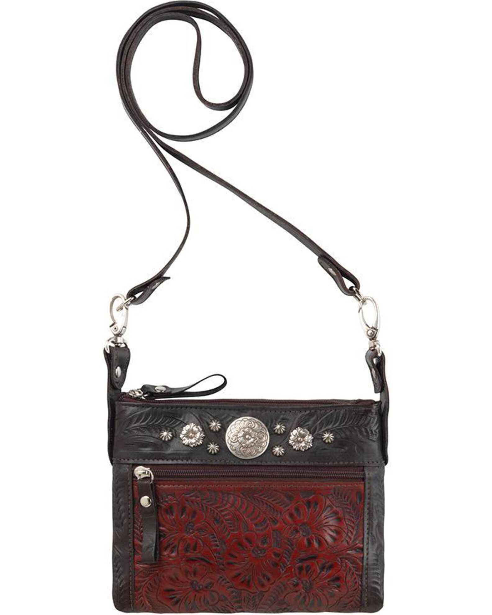 American West Women s Trail Rider Crossbody Bag