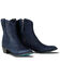 Image #1 - Lane Women's Plain Jane Western Booties - Round Toe, Navy, hi-res