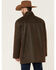 Image #4 - Cripple Creek Men's Enzyme Washed Storm-Flap Long Coat, Brown, hi-res