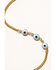 Image #4 - Shyanne Women's 5-Piece Flower Beaded Evil Eye Heart Bracelet Set, Gold, hi-res