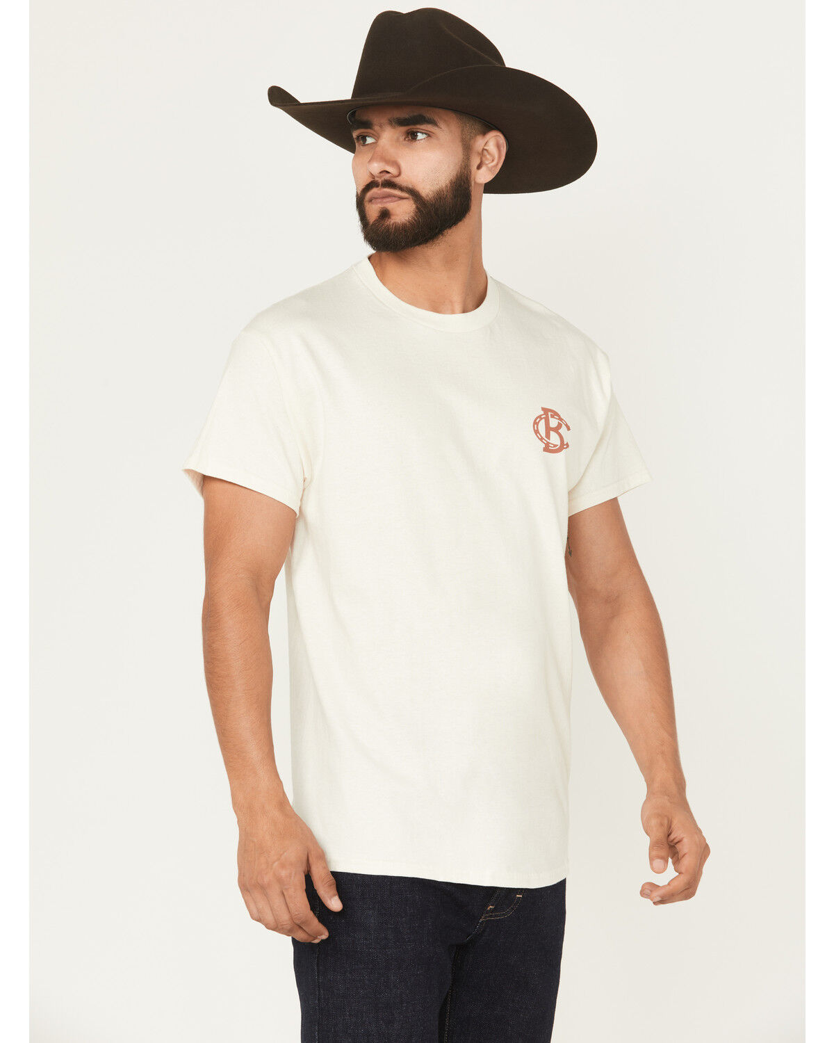 Image #3 - Bucking Chutes Men's Prime Cuts Short Sleeve Graphic T-Shirt, Natural, hi-res