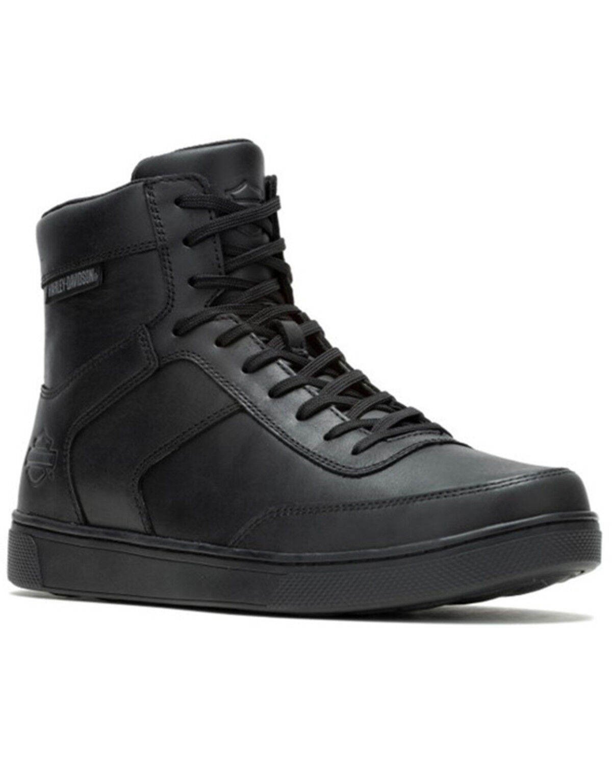 Image #1 - Harley Davidson Men's Grady Motorcycle Sneakers, Black, hi-res