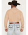 Image #4 - Cody James Men's Solid Long Sleeve Snap Denim Western Shirt - Big, Tan, hi-res