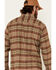 Image #5 - Pendleton Men's Tan Burnside Plaid Long Sleeve Western Flannel Shirt, Tan, hi-res