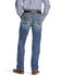Image #1 - Ariat Men's M5 Nolan Slim Stackable Stretch Straight Leg Jeans , Blue, hi-res