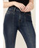 Rock & Roll Denim Women's Seamed Bell Bottom Jeans, Blue, hi-res
