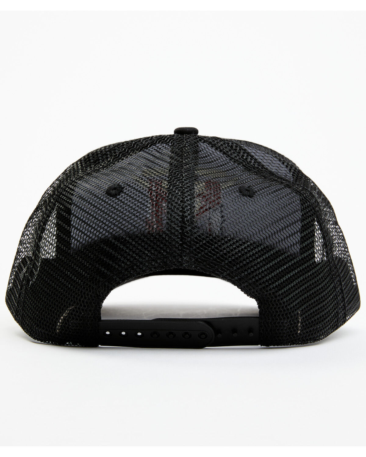 Image #3 - Cody James Men's Embroidered Steer Head American Flag Ball Cap, Black, hi-res