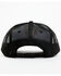 Image #3 - Cody James Men's Embroidered Steer Head American Flag Ball Cap, Black, hi-res