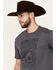 Image #2 - Moonshine Spirit Men's Drink Deep Short Sleeve Graphic T-Shirt, Charcoal, hi-res