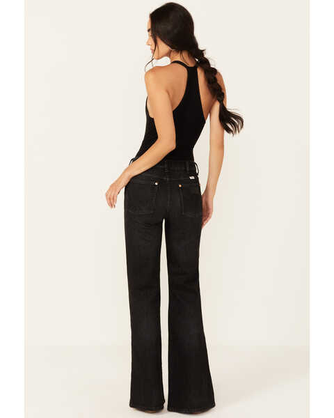 Image #3 - Wrangler Women's Wanderer High Rise Modern Flare Jeans , Black, hi-res