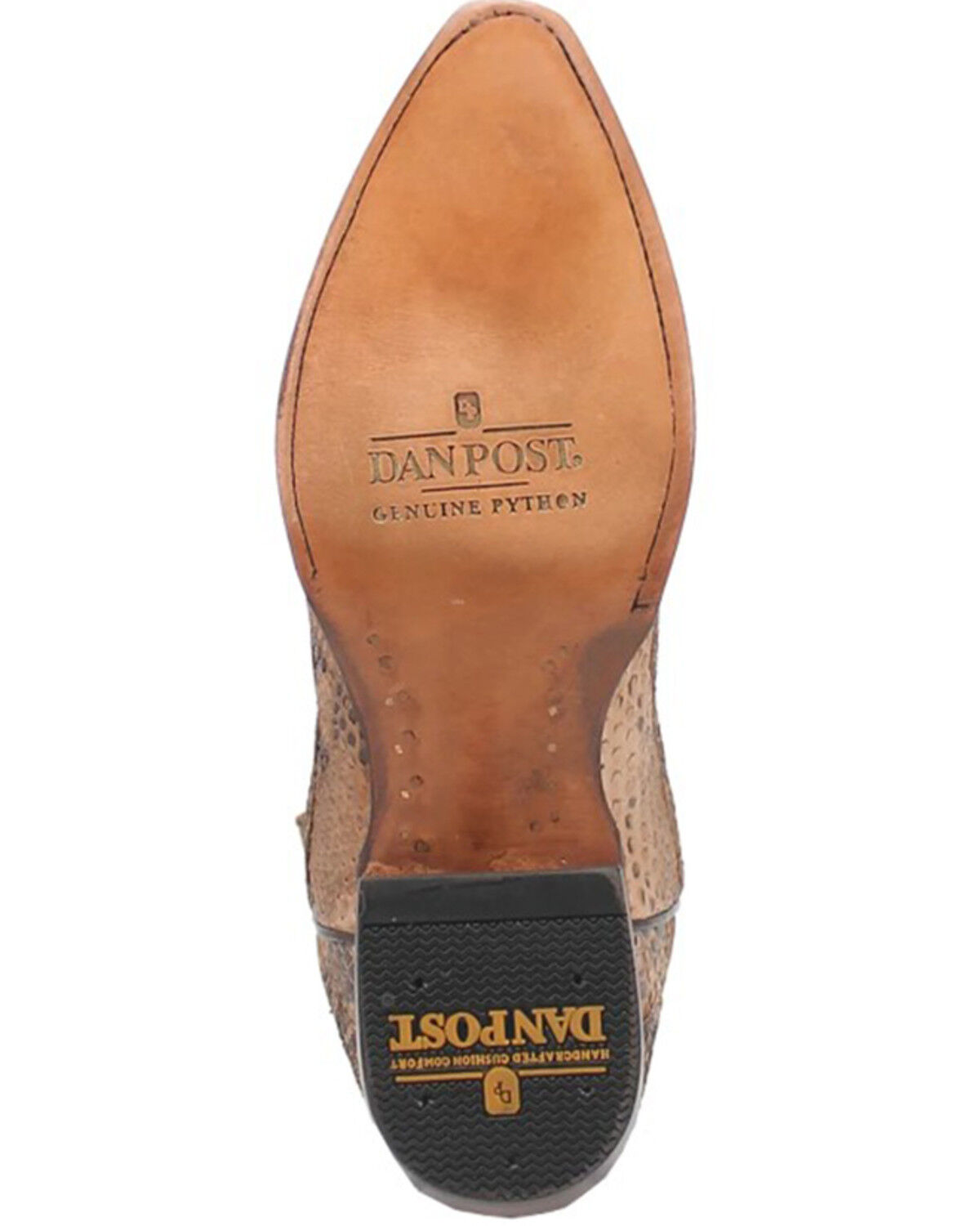 Image #7 - Dan Post Men's Exotic Python Western Boots - Snip Toe, , hi-res