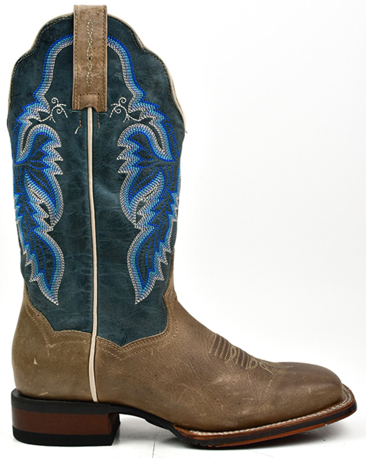 Image #2 - Dan Post Women's Performance Western Boots - Broad Square Toe, Sand, hi-res