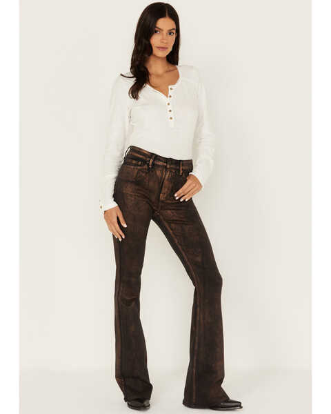 Idyllwind Women's High Risin Bootcut Jeans, Dark Brown, hi-res