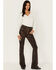 Image #1 - Idyllwind Women's High Risin' Bootcut Jeans, Dark Brown, hi-res