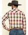 Roper Men's West Made Multi Rope Plaid Long Sleeve Western Shirt , Multi, hi-res