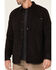 Image #3 - Hawx Men's Black McLain Plaid Insulated Snap Front Flannel Work Shirt Jacket, Black, hi-res