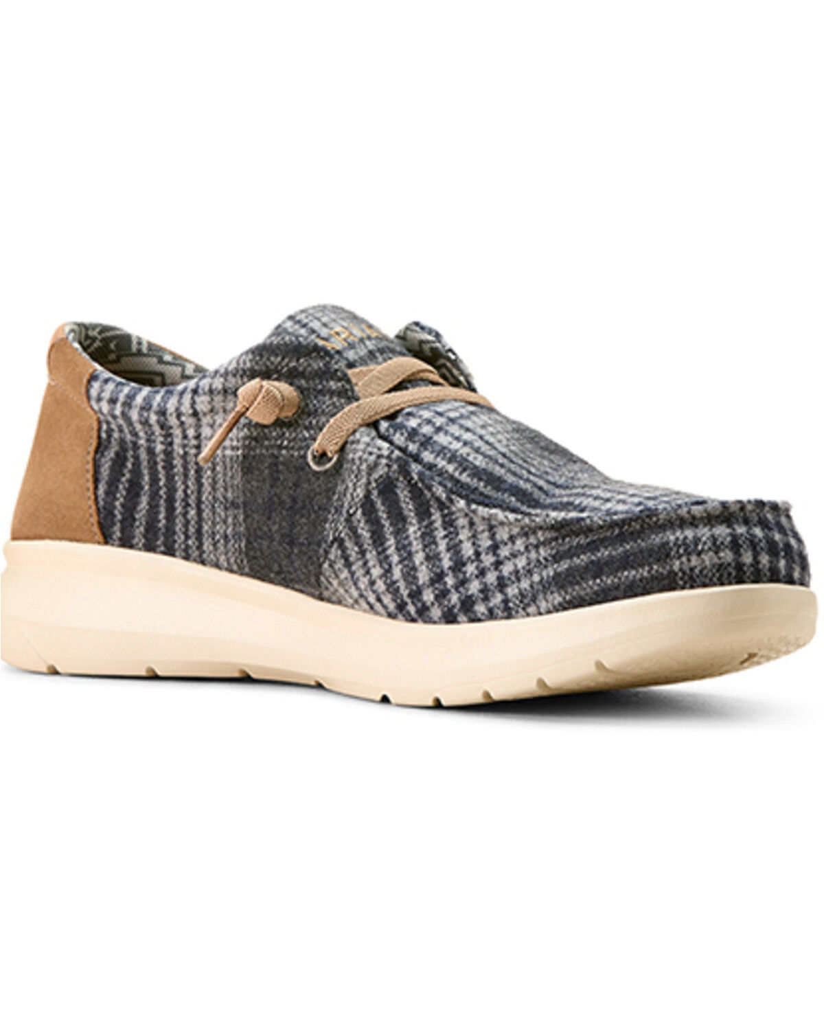 Image #1 - Ariat Men's Hilo Casual Shoes - Moc Toe, Black, hi-res