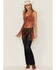 Image #2 - Idyllwind Women's Hawls Nest Crochet Vest, Pecan, hi-res