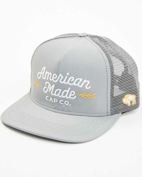 Hooey Men's American Made Ball Cap, Grey, hi-res