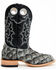 Image #2 - Cody James Men's Exotic Pirarucu Western Boots - Broad Square Toe, Grey, hi-res