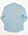 Image #3 - Rodeo Clothing Boys' Geo Print Long Sleeve Pearl Snap Western Shirt, White, hi-res