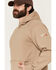 Image #2 - Ariat Men's FR Durastretch Solid Hooded Sweatshirt, Khaki, hi-res