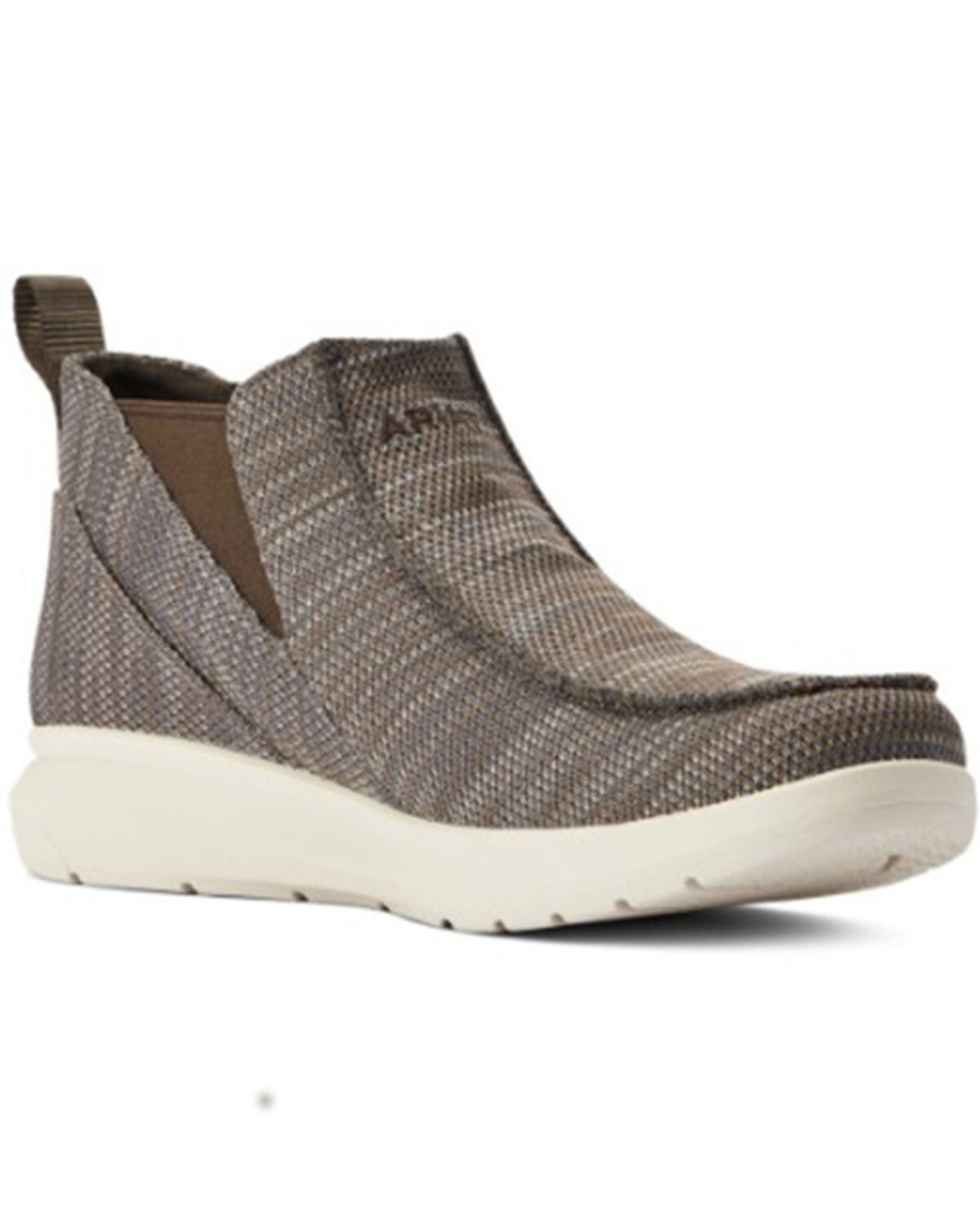 Image #1 - Ariat Men's Hilo Midway Western Shoe - Moc Round Toe, Brown, hi-res