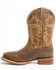 Image #3 - Dan Post Men's Morris Performance Western Boots - Broad Square Toe, Tan, hi-res