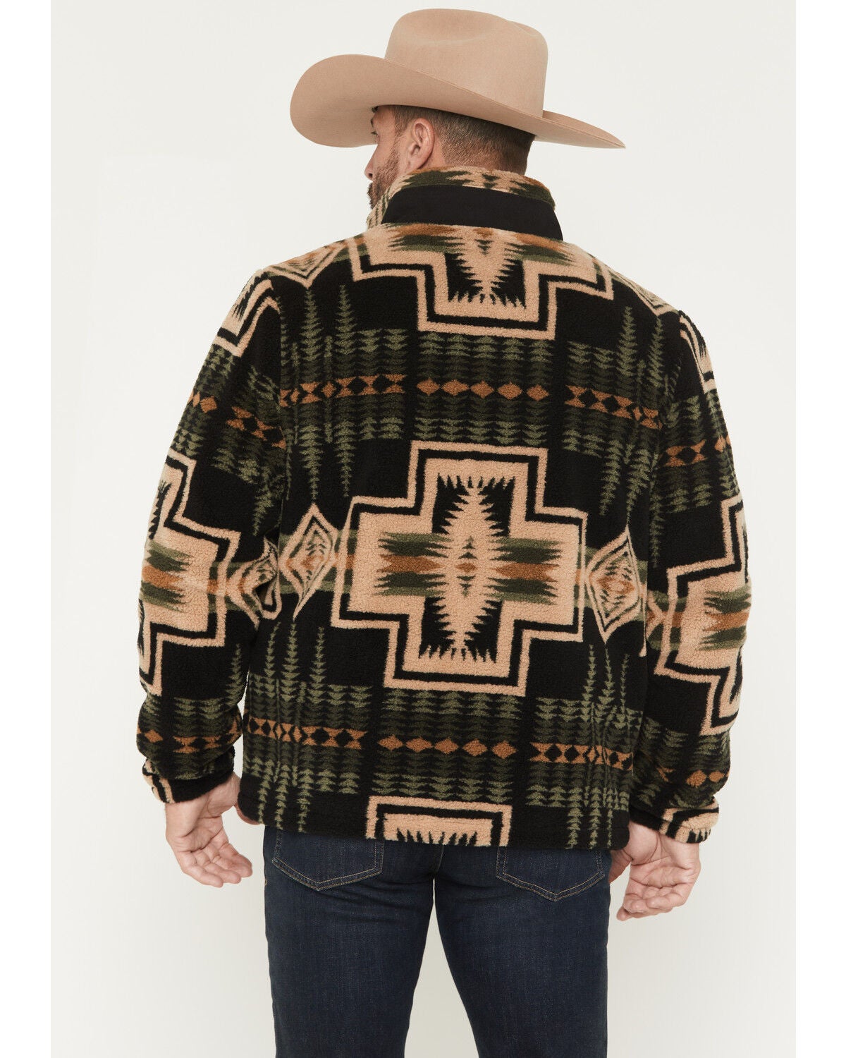 Pendleton Men's Tahuya Harding Printed Berber Jacket - Country