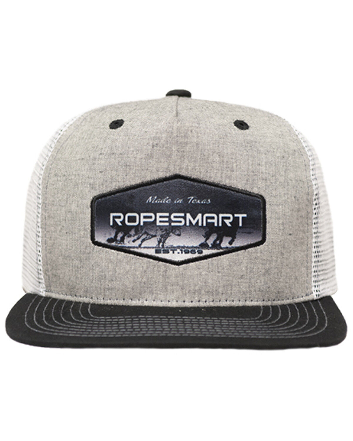 Image #2 - RopeSmart Men's Diamond Gradient Patch Snap Back Ball Cap, Brown, hi-res