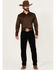 Image #1 - Wrangler Men's 13MWZ Cowboy Cut Original Fit Denim Jeans, Black, hi-res