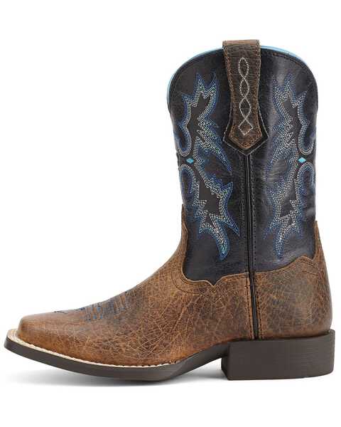 Image #2 - Ariat Boys' Tombstone Western Boots - Broad Square Toe, Earth, hi-res