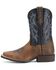 Image #2 - Ariat Boys' Tombstone Western Boots - Broad Square Toe, Earth, hi-res