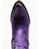 Image #6 - Idyllwind Women's Wheels Metallic Leather Booties - Round Toe, Purple, hi-res