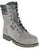 Image #1 - CAT Women's Echo Waterproof Work Boots - Steel Toe, Grey, hi-res