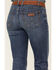 Image #4 - Wrangler Retro Women's Dark Wash Mid Rise Mae Trouser Jeans, Blue, hi-res