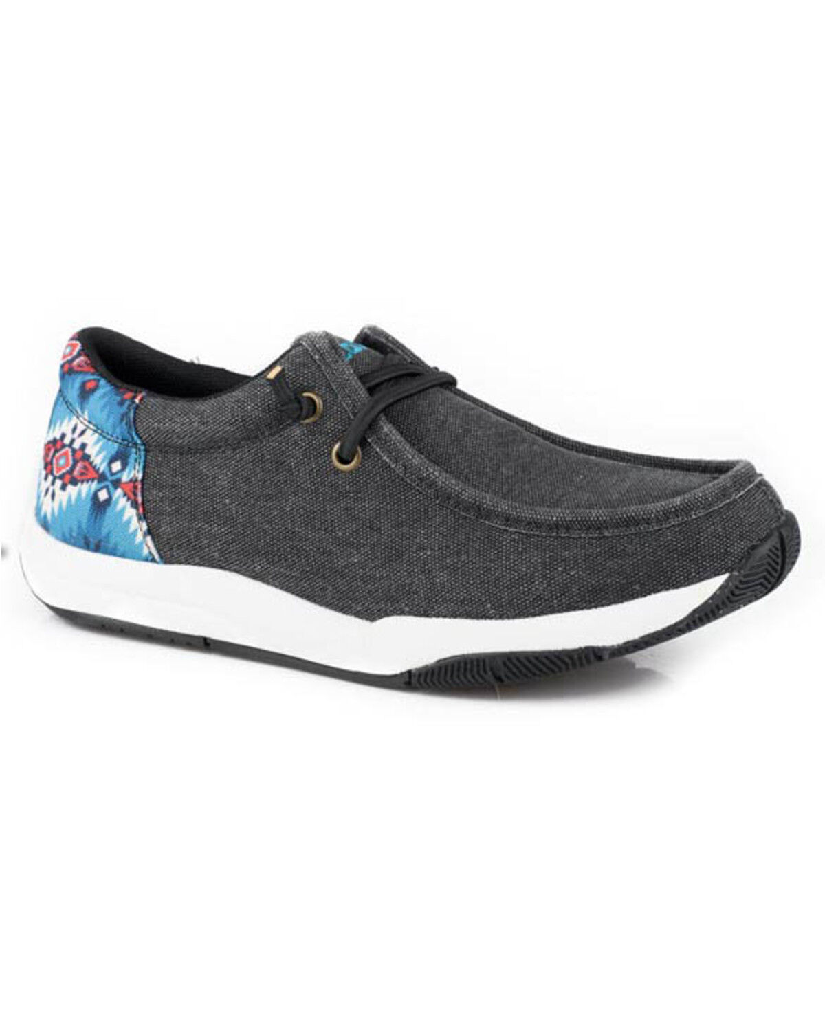 Image #1 - Roper Women's Clearcut Low Casual Shoes - Moc Toe, Black, hi-res