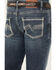 Image #4 - Cody James Men's Dark Wash Slim Bootcut Stretch Denim Jeans, Dark Wash, hi-res
