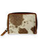 Image #1 - Ranch Junkie Women's Highlands Cowhide Wallet, Brown, hi-res