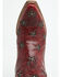Image #6 - Black Star Women's Marfa Star Studded Western Booties - Snip Toe, Cherry, hi-res