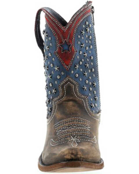Image #4 - Liberty Black Women's Jules Studded Western Boot - Snip Toe, Brown, hi-res