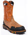 Cody James Men's Decimator Orange Top Western Work Boots - Nano Composite Toe, Brown, hi-res