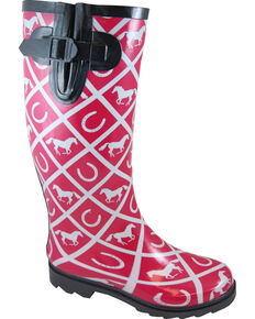 Smoky Mountain Women's Cheshire Waterproof Boots, Maroon, hi-res
