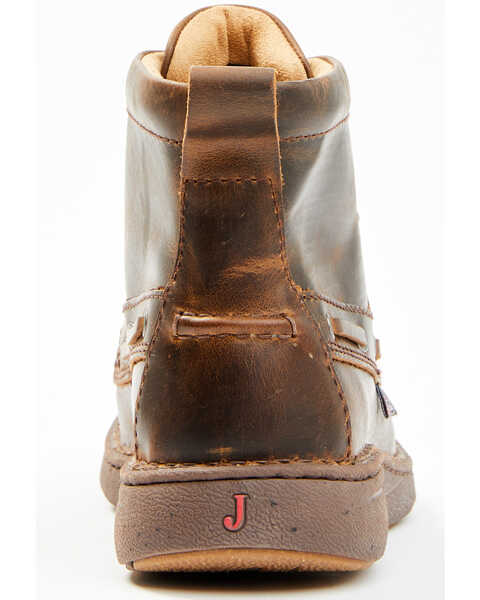 Image #5 - Justin Men's Hazer Casual Lace-Up Lacer Shoe - Moc Toe , Brown, hi-res