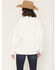 Image #4 - Gameday Women's UGA Bulldogs Helmet Embroidered Graphic Crewneck, White, hi-res