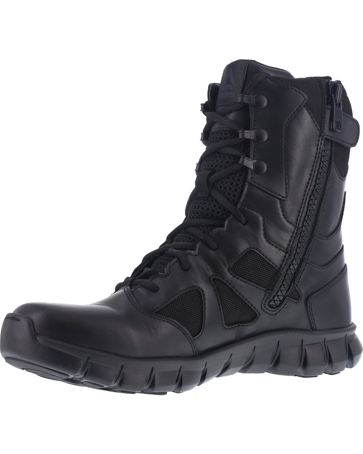 Image #2 - Reebok Men's 8" Sublite Cushion Tactical Boots - Soft Toe, Black, hi-res