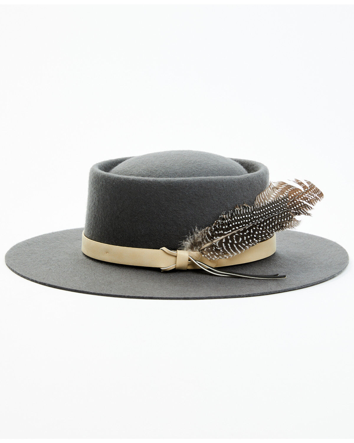 Image #3 - Shyanne Women's Telescope Felt Western Fashion Hat, Grey, hi-res