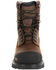 Image #5 - Georgia Boot Men's Rumbler Waterproof Work Boots - Composite Toe, Black/brown, hi-res