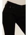 Image #4 - Miss Me Women's Mid Rise Cross Pocket Bootcut Stretch Denim Jeans, Black, hi-res