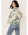 Image #4 - Rock & Roll Denim Women's Southwestern Print Fringe Jacket, Blue, hi-res